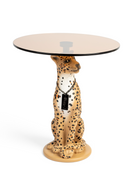 Art Deco Sculptural Side Table | Bold Monkey Proudly Crowned Panther | Oroatrade.com