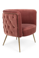 Pink Tufted Barrel Chair | Bold Monkey Such A Stud | DutchFurniture.com