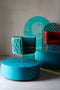 Dark Blue Tufted Barrel Chair | Bold Monkey Such A Stud | DutchFurniture.com