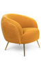 Curved Ochre Lounge Chair | Bold Monkey So Curvy | DutchFurniture.com