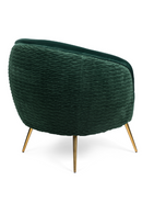 Curved Dark Green Lounge Chair | Bold Monkey So Curvy | DutchFurniture.com