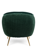 Curved Dark Green Lounge Chair | Bold Monkey So Curvy | DutchFurniture.com