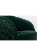 Curved Dark Green Lounge Chair | Bold Monkey So Curvy | DutchFurniture.com