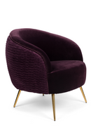 Curved Purple Lounge Chair | Bold Monkey So Curvy | DutchFurniture.com