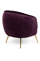 Curved Purple Lounge Chair | Bold Monkey So Curvy | DutchFurniture.com
