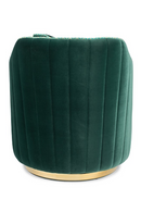 Upholstered Dark Green Swivel Chair | Bold Monkey Sassy Granny | DutchFurniture.com