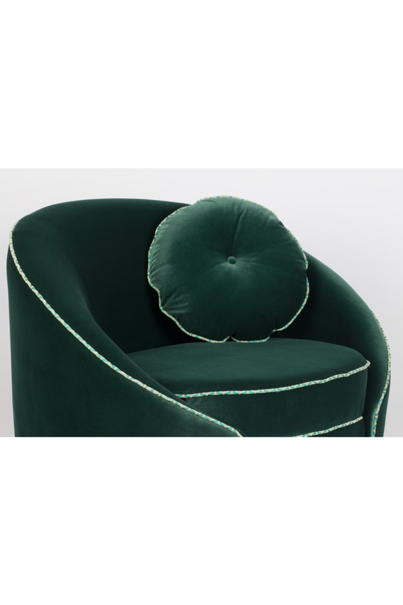Dark Green Velvet Accent Chair | Bold Monkey Don't Love Me | DutchFurniture.com