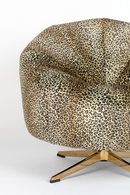 Animal Skin Swivel Lounge Chair | Bold Monkey Where The Sun Doesn't Shine | Dutchfurniture.com