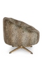 Animal Skin Swivel Lounge Chair | Bold Monkey Where The Sun Doesn't Shine | Dutchfurniture.com