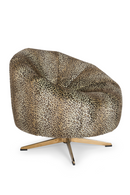 Animal Skin Swivel Lounge Chair | Bold Monkey Where The Sun Doesn't Shine | Dutchfurniture.com