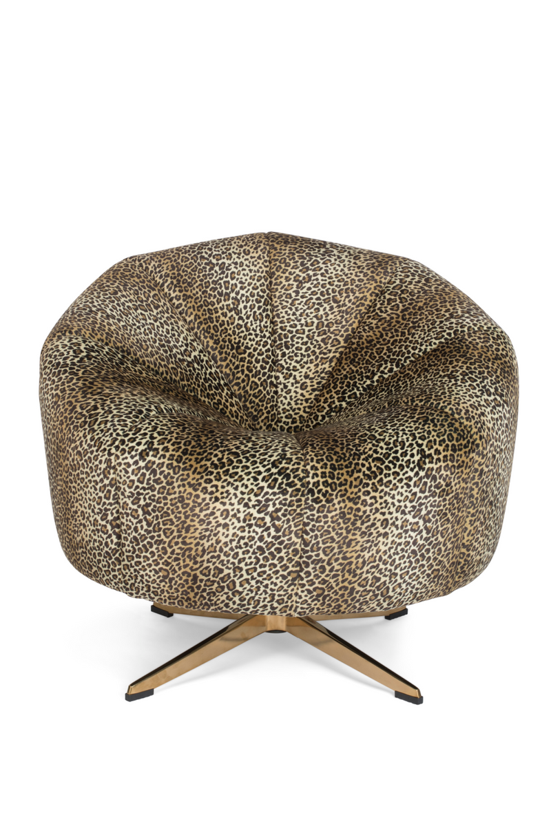 Animal Skin Swivel Lounge Chair | Bold Monkey Where The Sun Doesn't Shine | Dutchfurniture.com
