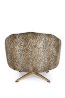 Animal Skin Swivel Lounge Chair | Bold Monkey Where The Sun Doesn't Shine | Dutchfurniture.com