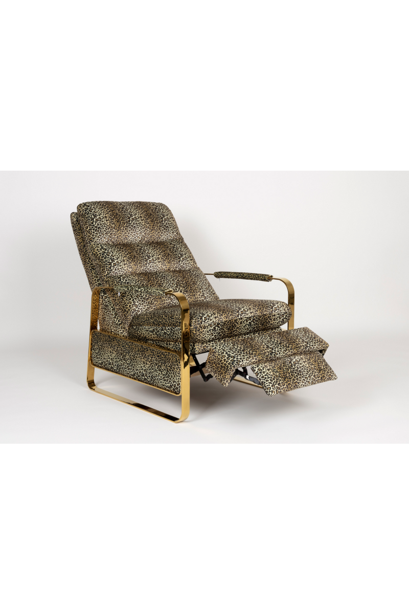 Panther Patterned Recliner Chair | Bold Monkey Relax Like Chandler | Dutchfurniture.com