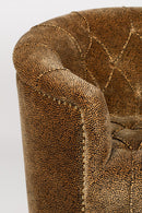 Curved Tufted Brown Velvet Sofa | Bold Monkey Too Pretty To Sit On | DutchFurniture.com