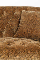 Curved Tufted Brown Velvet Sofa | Bold Monkey Too Pretty To Sit On | DutchFurniture.com