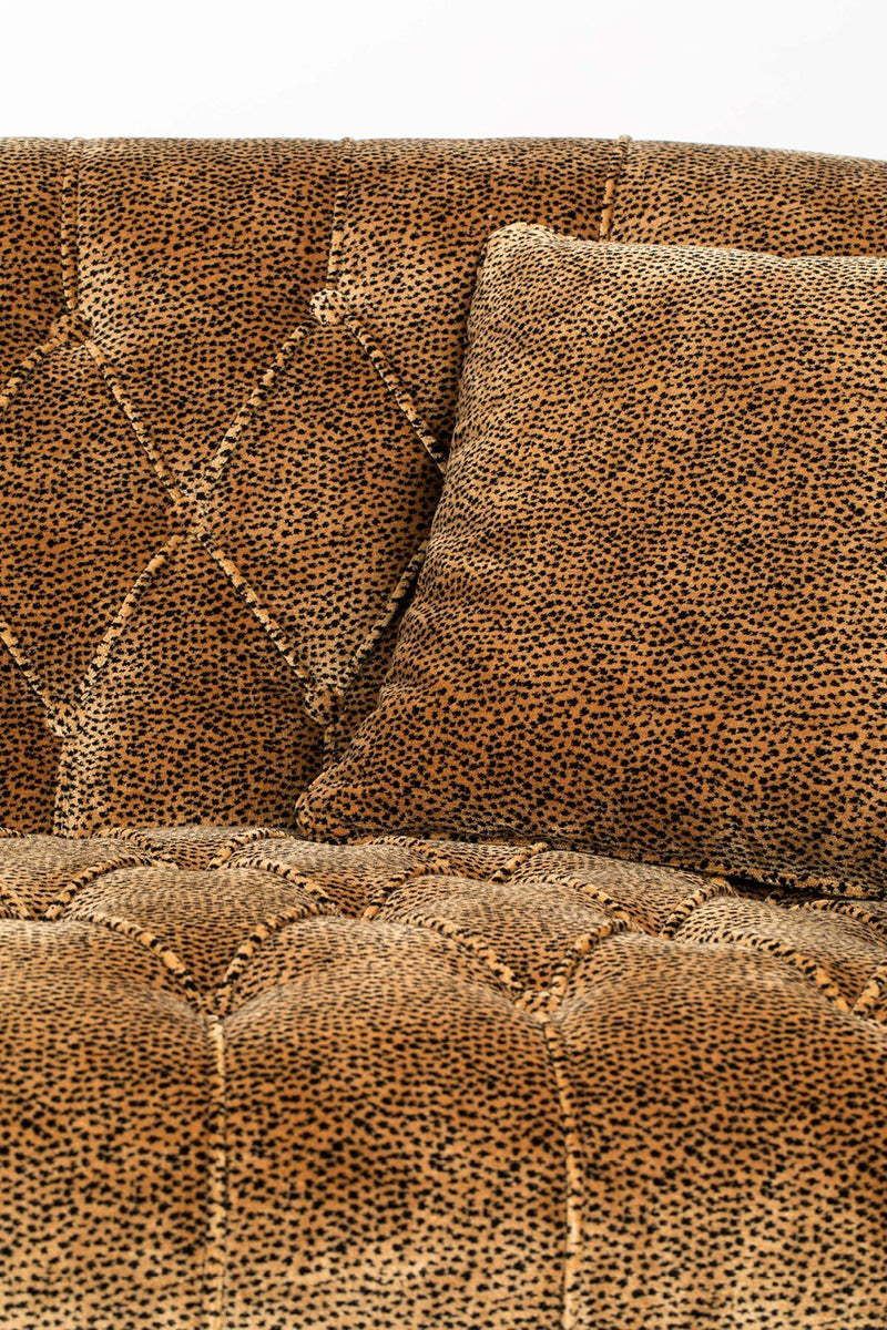 Curved Tufted Brown Velvet Sofa | Bold Monkey Too Pretty To Sit On | DutchFurniture.com