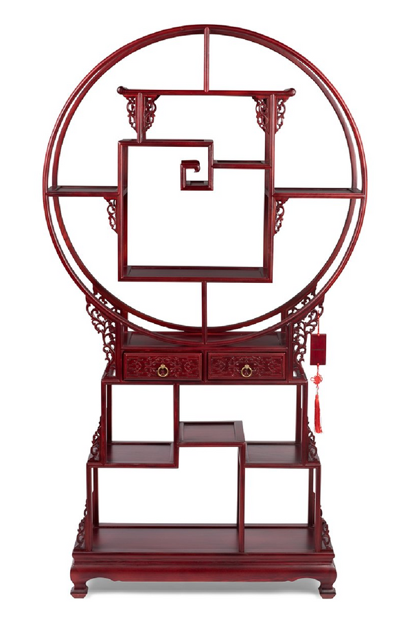 Oriental Red Cabinet | Bold Monkey It's Tea Time in China | DutchFurniture.com