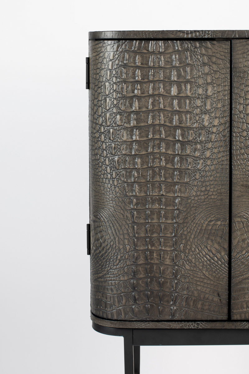 Crocodile Skin Bar Cabinet | Bold Monkey Ava Morgana | Dutchfurniture.com