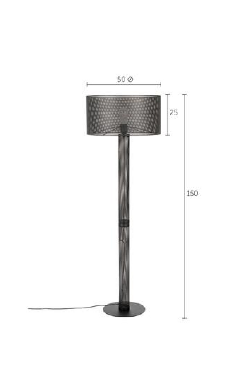 Gold Mesh Floor Lamp | Bold Monkey Sweet Mesh | DutchFurniture.com