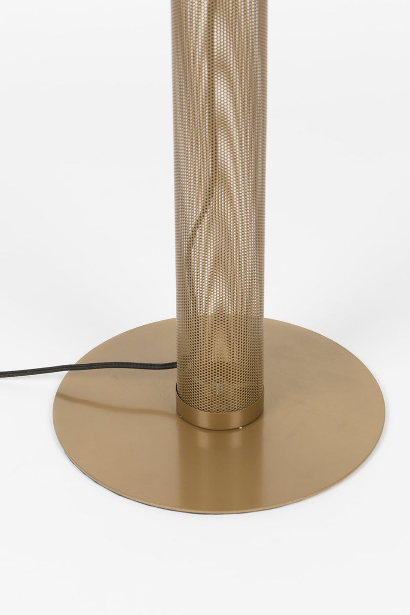 Gold Mesh Floor Lamp | Bold Monkey Sweet Mesh | DutchFurniture.com