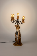 Art Deco Floor Lamp | Bold Monkey Proudly Crowned Panther | Dutchfurniture.com