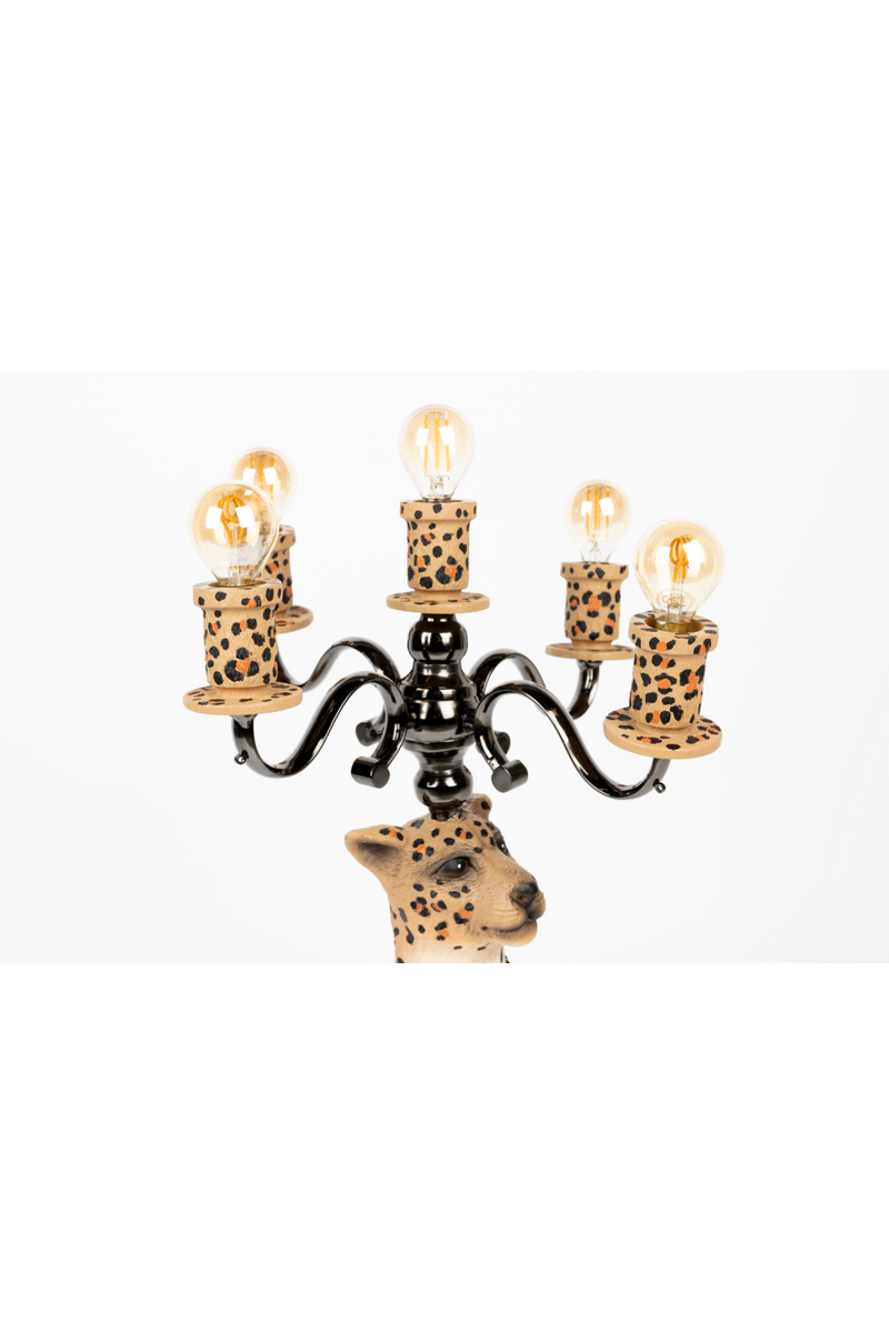 Art Deco Floor Lamp | Bold Monkey Proudly Crowned Panther | Dutchfurniture.com