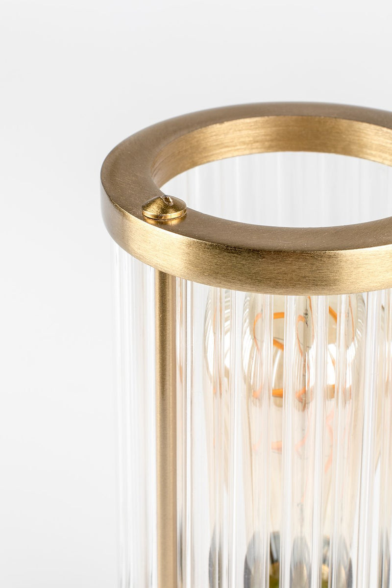 Brass Table Lamp | Bold Monkey Angel on Fire | DutchFurniture.com