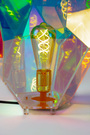 Holographic Crystal Table Lamp | Bold Monkey Diamond Dear | Oroatrade.com