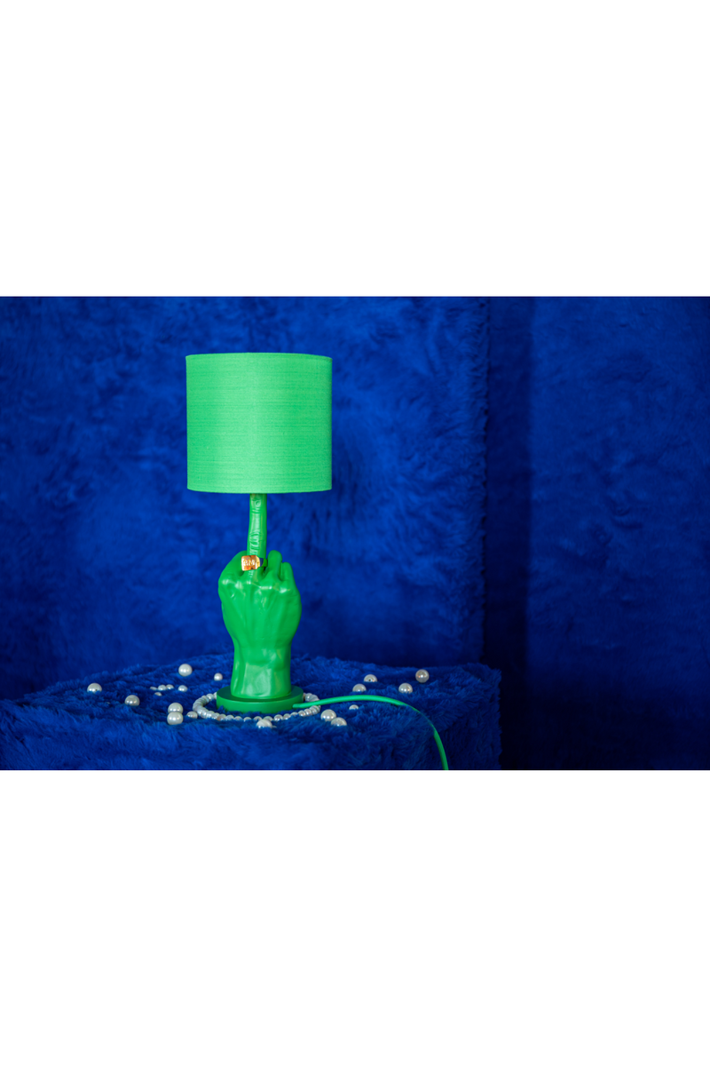 Green Statement Table Lamp | Bold Monkey "What If" | Dutchfurniture.com