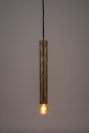 Gold Tubular Pendant Lamp | Bold Monkey Sweet Mesh | Dutchfurniture.com