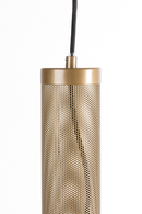 Gold Tubular Pendant Lamp | Bold Monkey Sweet Mesh | Dutchfurniture.com