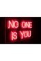 LED neon pink sign | Bold Monkey No One Non Social | DutchFurniture.com