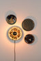 Hexagon Print Wall Lamps (4) | Bold Monkey No Food Here Hexagon | DutchFurniture.com