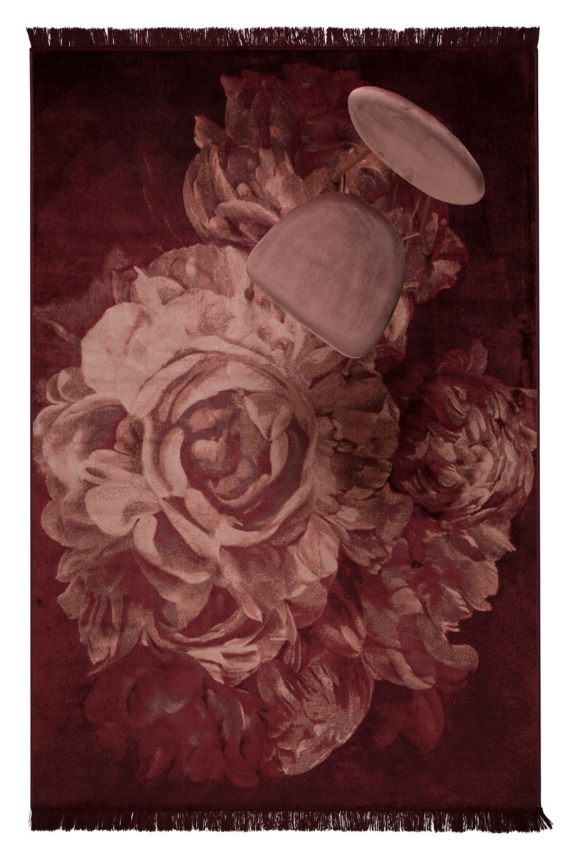 Floral Area Rug 5'5" x 8' | Bold Monkey Stitchy Roses | Dutchfurniture.com
