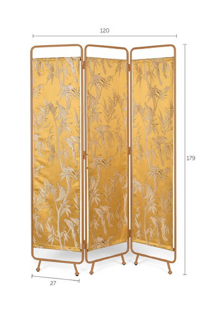 Gold Birds Room Divider | Bold Monkey Kiss The Froggy | DutchFurniture.com