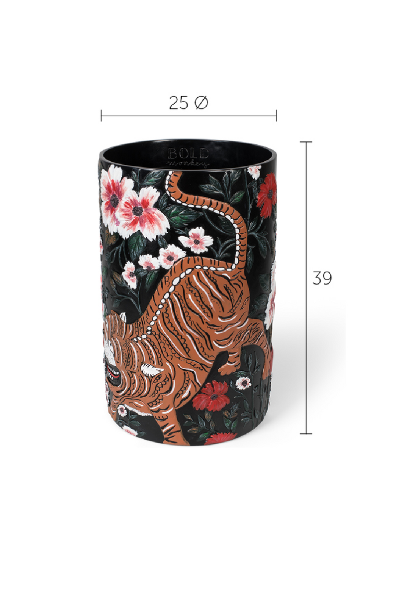Handpainted Round Vase | Bold Monkey  | Dutchfurniture.com