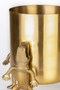 Gold Lacquered Vase | Bold Monkey Surrounded by Crocodiles | Dutchfurniture.com