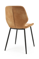 Cognac Leather Dining Chairs (2) | By-Boo Seashell | DutchFurniture.com