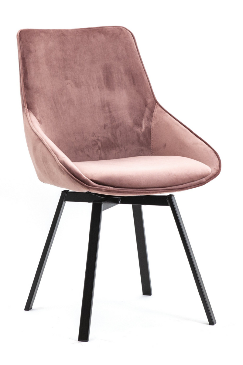 Blush Velvet Slope Dining Chairs (2) | By-Boo Beau | DutchFurniture.com