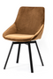 Brown Velvet Dining Chairs (2) | By-Boo Beau | Dutchfurniture.com