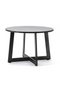 Round Black Marble Coffee Table (M) | By-Boo Major | DutchFurniture.com