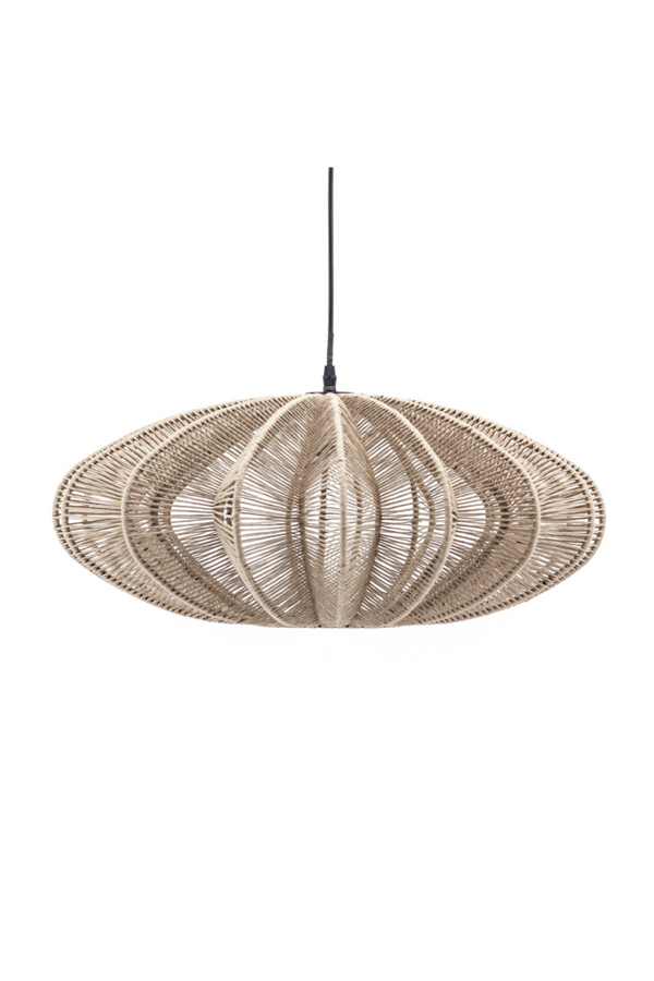 Natural Open Weave Rope Pendant | By-Boo Nimbus | DutchFurniture.com