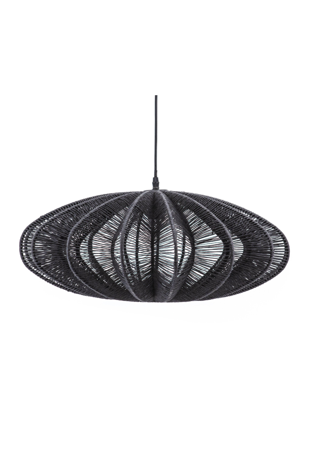 Black Weaved Rope Pendant | By-Boo Nimbus | DutchFurniture.com