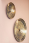 Rounded Brass Wall Sconce (L) | By-Boo Horus | DutchFurniture.com