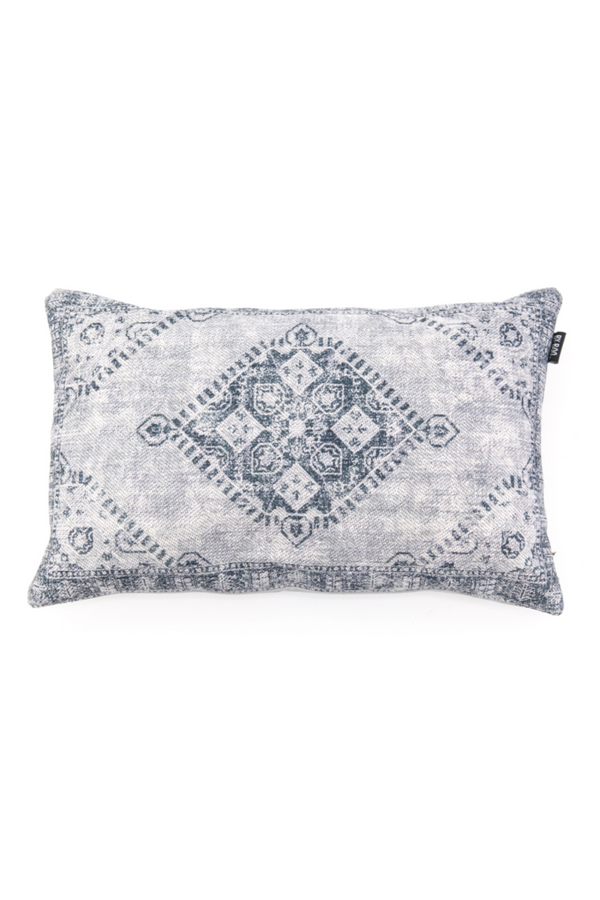 Rectangular Gray Woven Throw Pillows (2) | By-Boo River | DutchFurniture.com