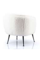 Ivory Vegan Shearling Lounge Chair | By Boo Babe | DutchFurniture.com
