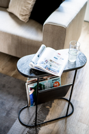 Black Magazine Rack End Table | By-Boo Daily | DutchFurniture.com