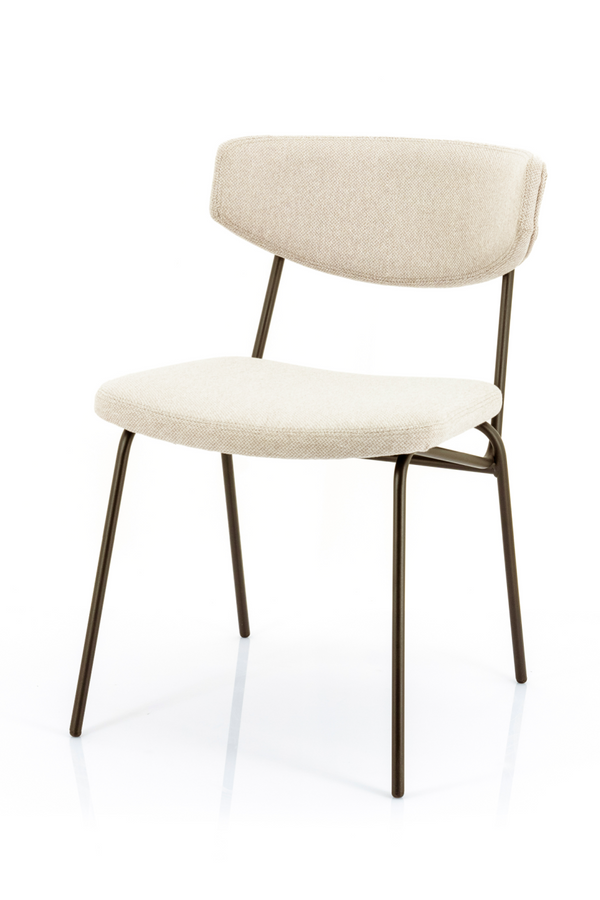 Taupe Upholstered Dining Chairs (2) | By-Boo Crockett | Dutchfurniture.com