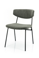 Dark Gray Upholstered Dining Chairs (2) | By-Boo Crockett | Dutchfurniture.com