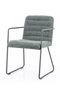 Dark Gray Bouclé Dining Armchair | By-Boo Artego | DutchFurniture.com